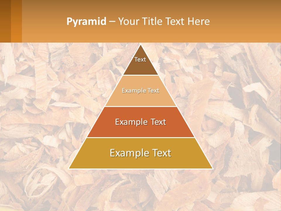 A Pile Of Wood Chips Powerpoint Template PowerPoint Template