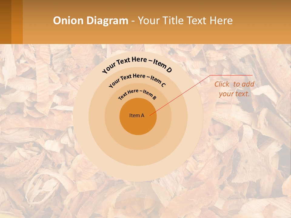 A Pile Of Wood Chips Powerpoint Template PowerPoint Template