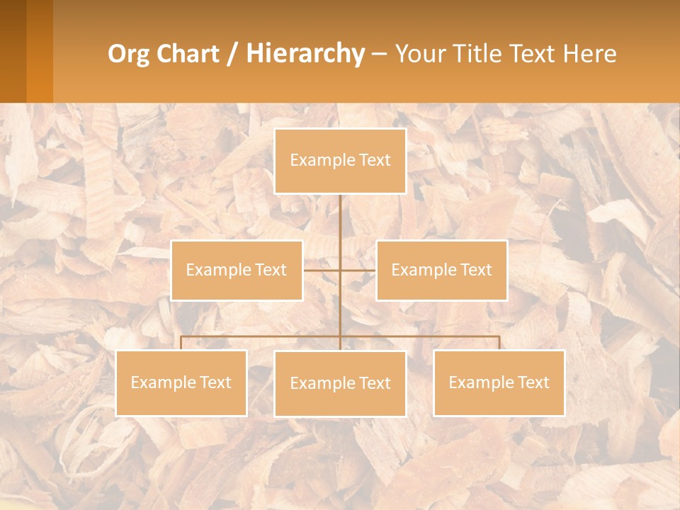 A Pile Of Wood Chips Powerpoint Template PowerPoint Template