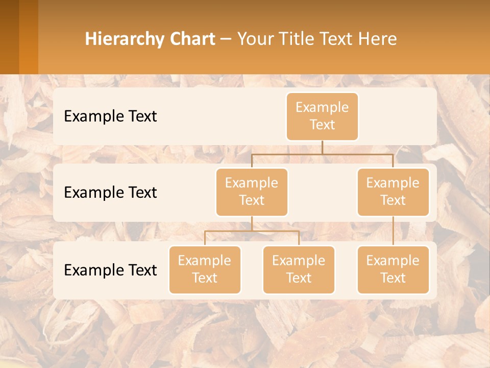 A Pile Of Wood Chips Powerpoint Template PowerPoint Template