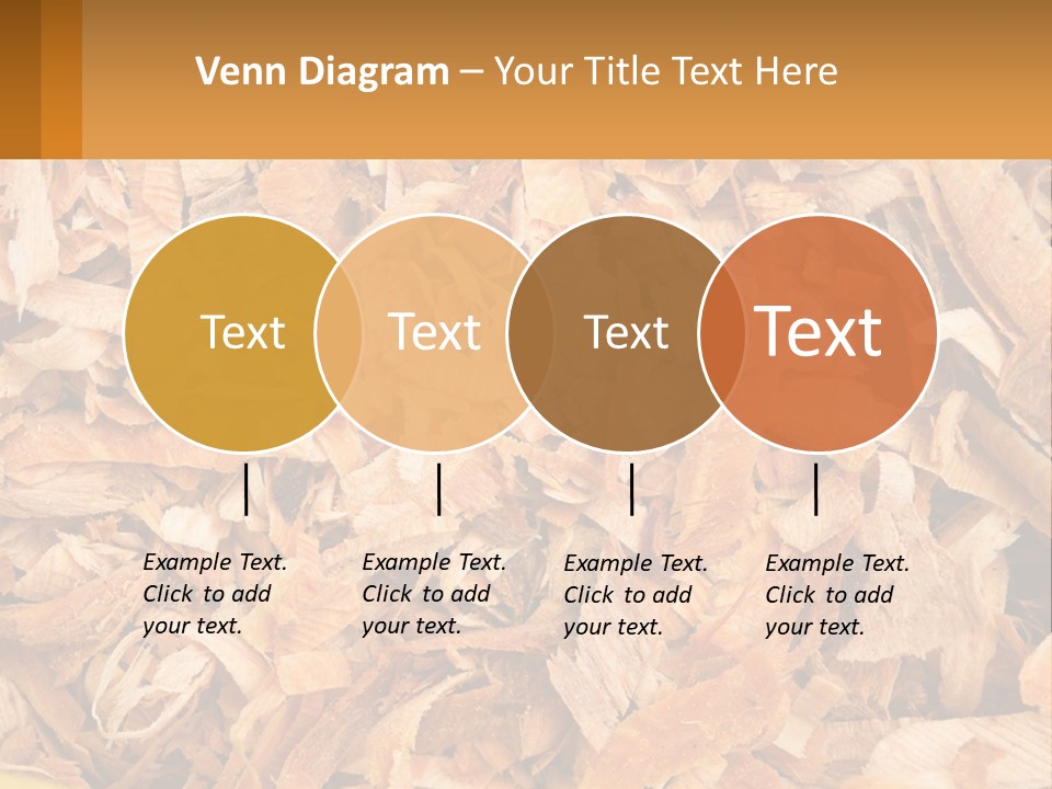 A Pile Of Wood Chips Powerpoint Template PowerPoint Template