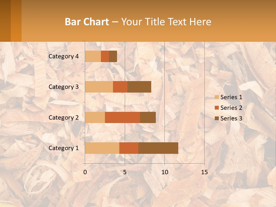 A Pile Of Wood Chips Powerpoint Template PowerPoint Template
