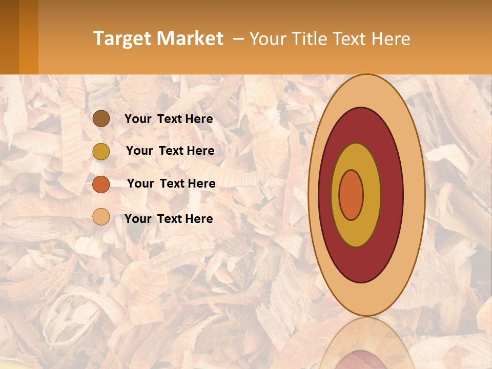 A Pile Of Wood Chips Powerpoint Template PowerPoint Template