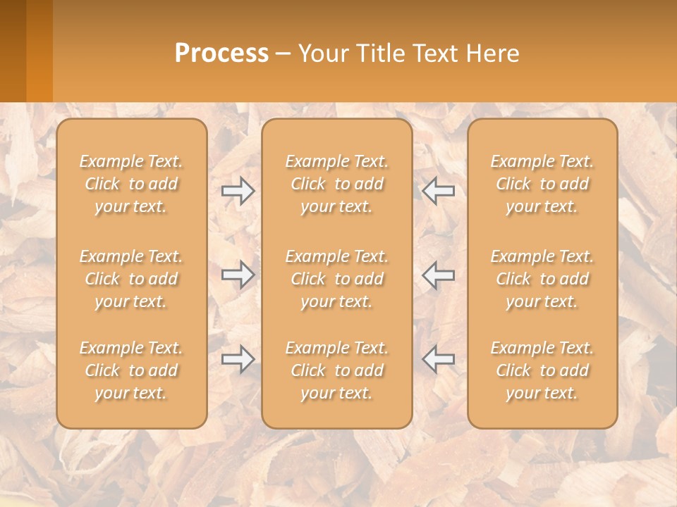 A Pile Of Wood Chips Powerpoint Template PowerPoint Template