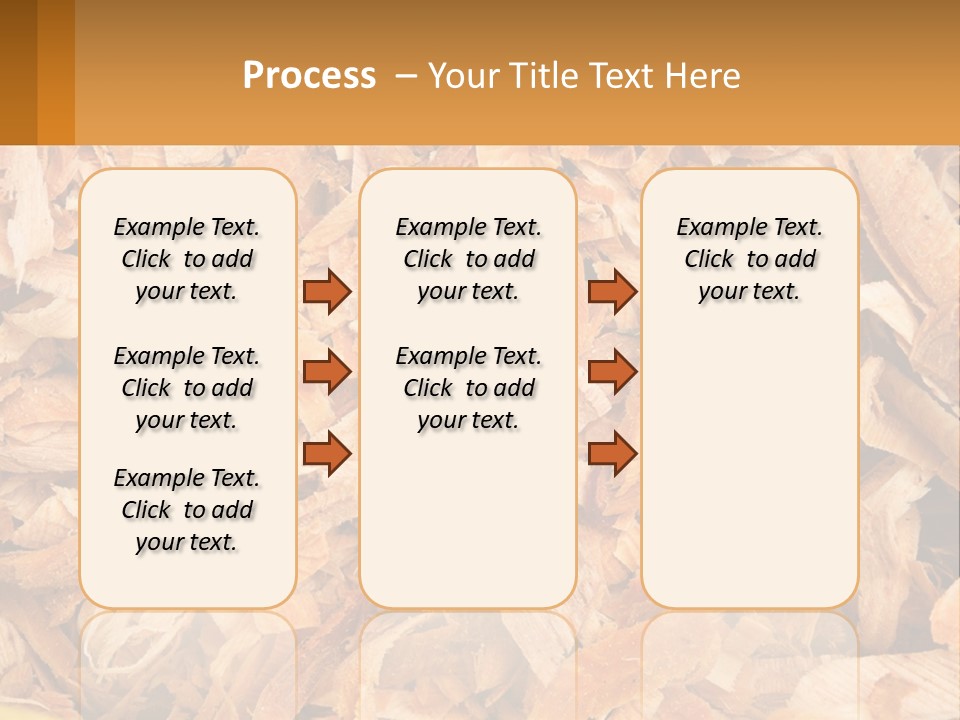 A Pile Of Wood Chips Powerpoint Template PowerPoint Template