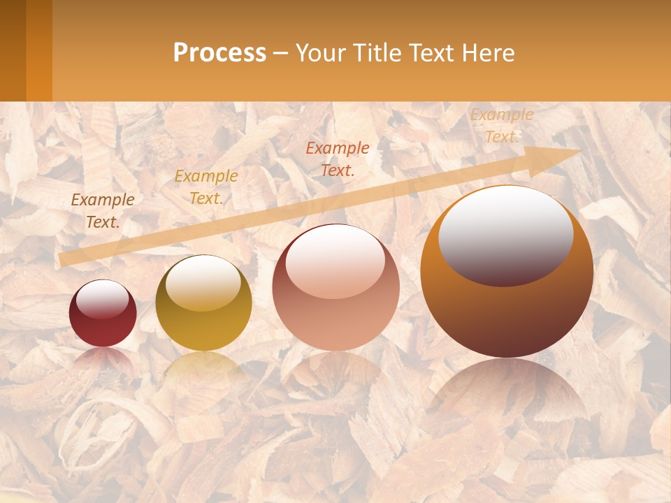 A Pile Of Wood Chips Powerpoint Template PowerPoint Template