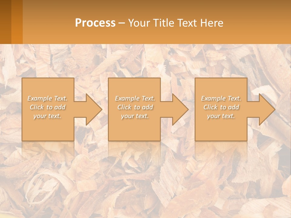 A Pile Of Wood Chips Powerpoint Template PowerPoint Template