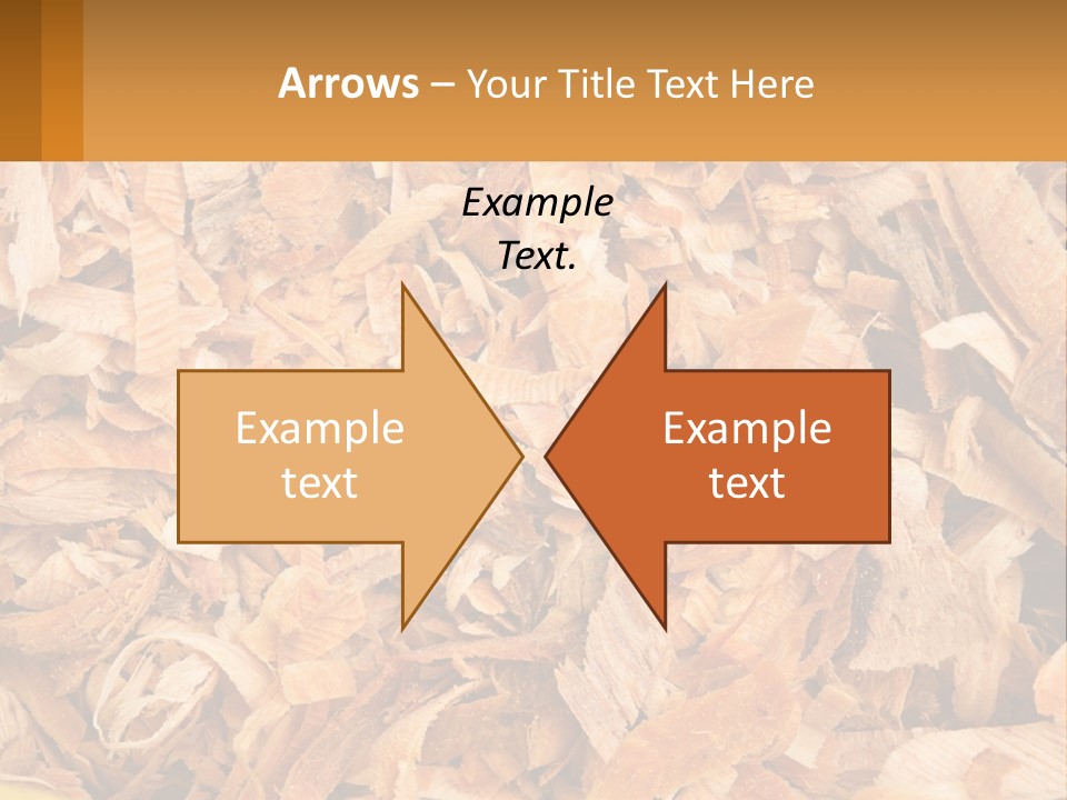 A Pile Of Wood Chips Powerpoint Template PowerPoint Template