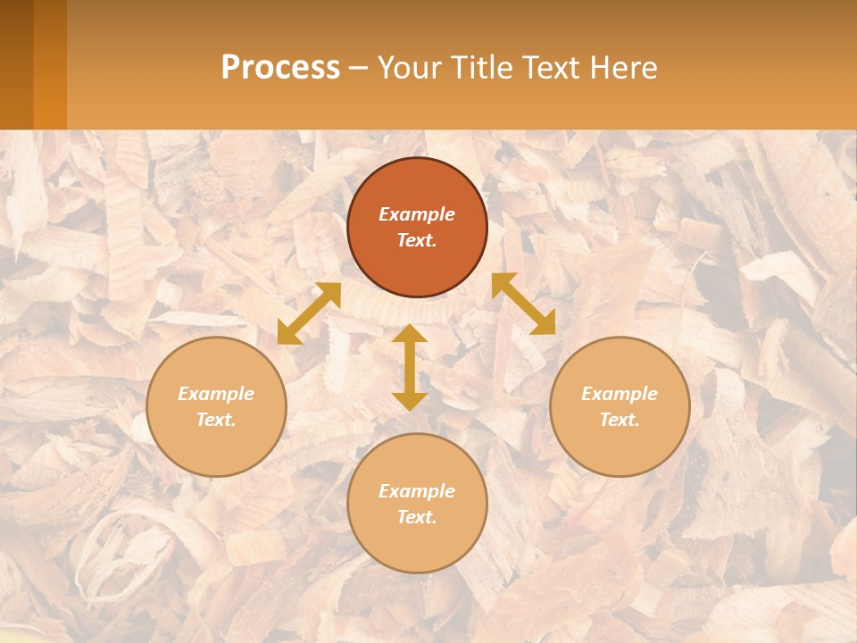 A Pile Of Wood Chips Powerpoint Template PowerPoint Template