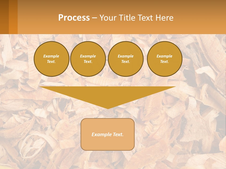A Pile Of Wood Chips Powerpoint Template PowerPoint Template