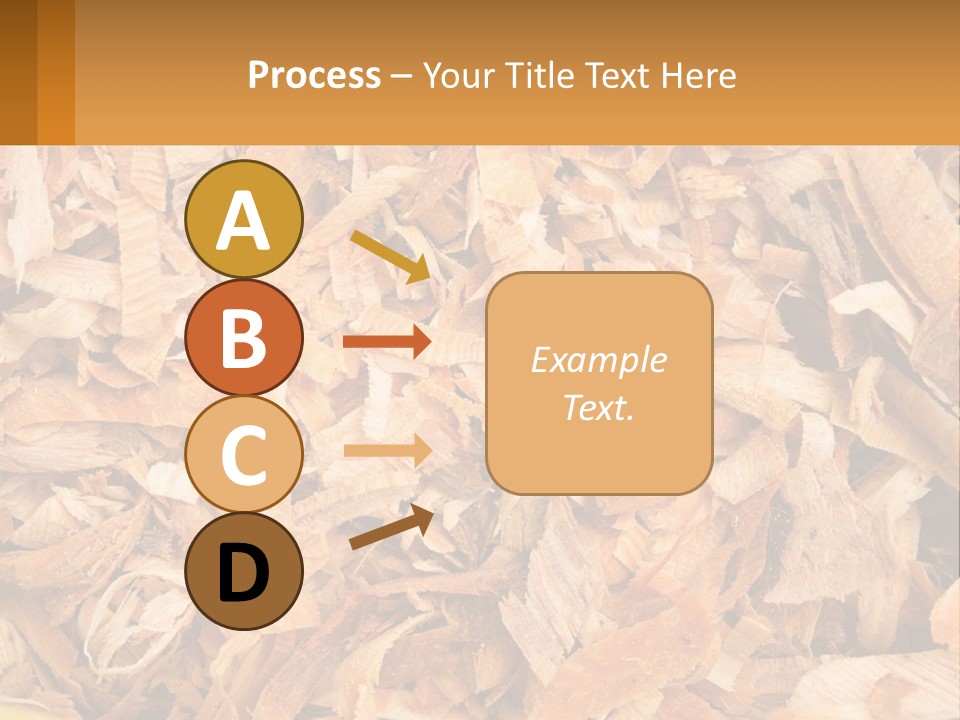 A Pile Of Wood Chips Powerpoint Template PowerPoint Template