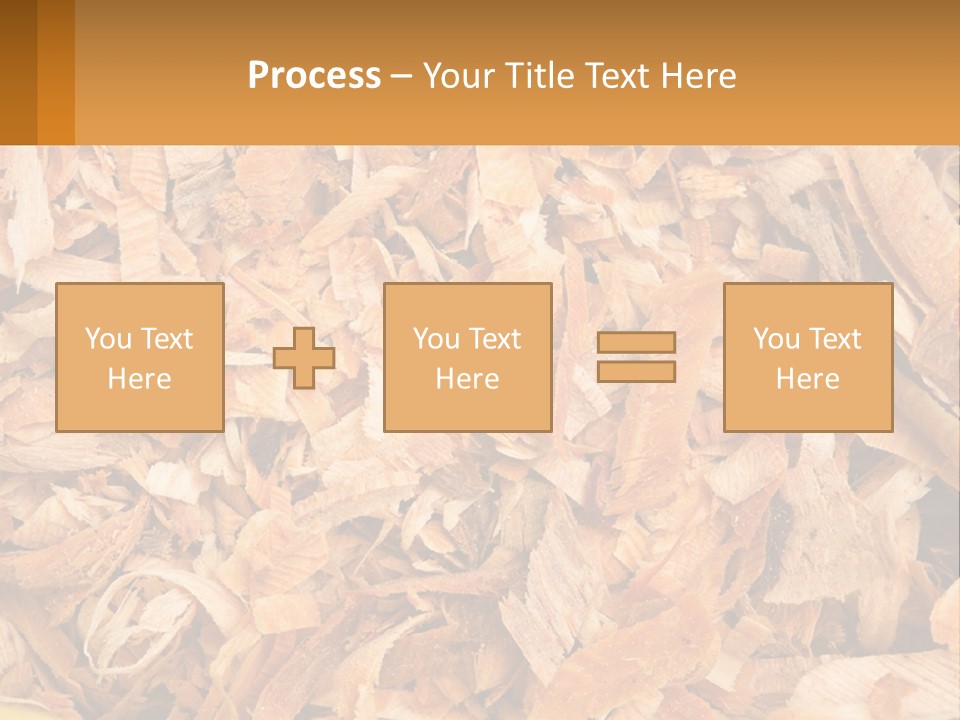 A Pile Of Wood Chips Powerpoint Template PowerPoint Template