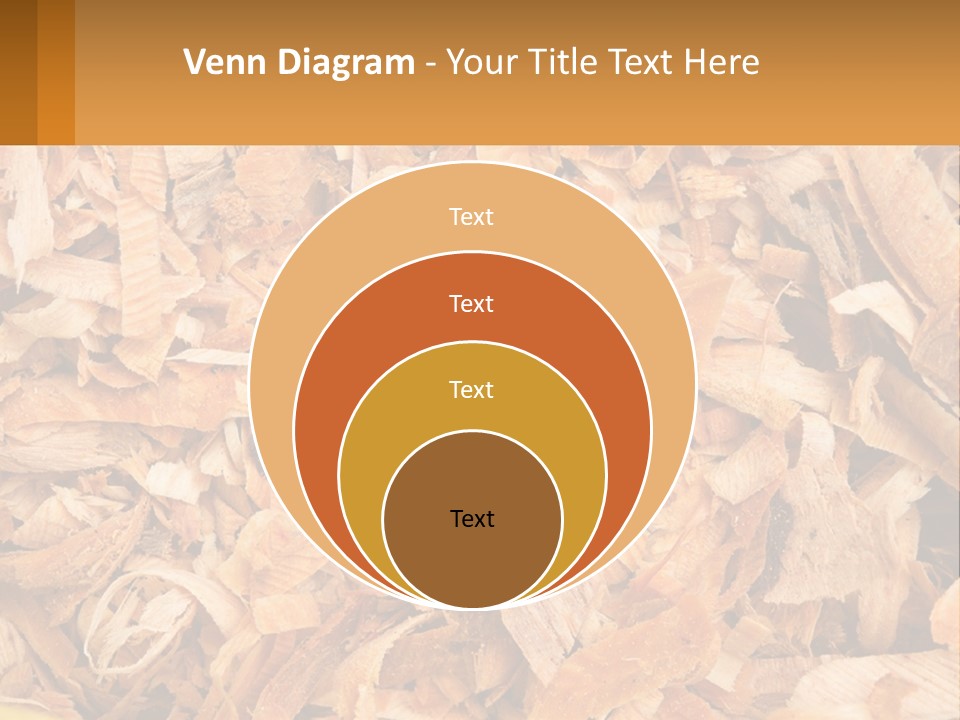 A Pile Of Wood Chips Powerpoint Template PowerPoint Template