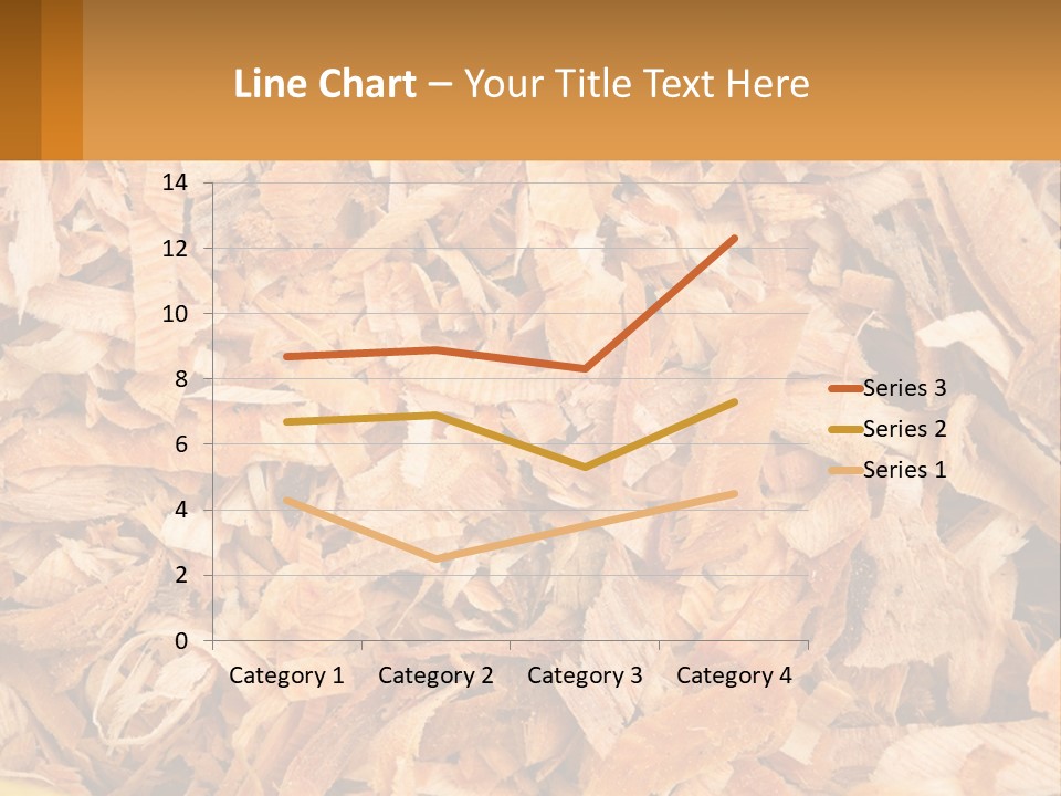 A Pile Of Wood Chips Powerpoint Template PowerPoint Template