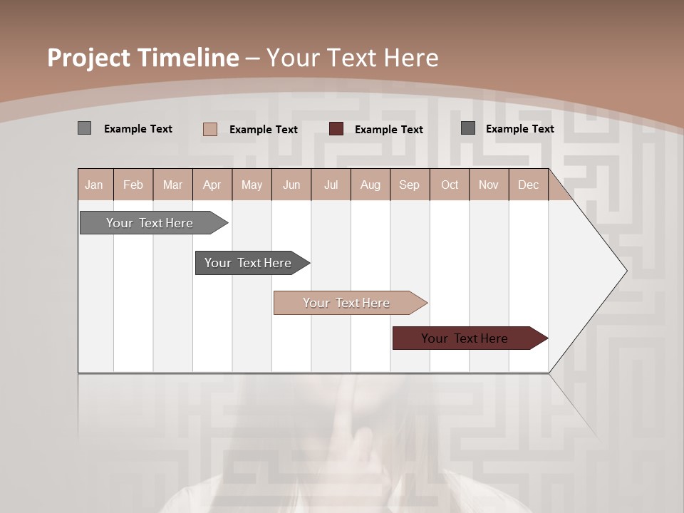 A Woman With A Finger In Her Mouth PowerPoint Template