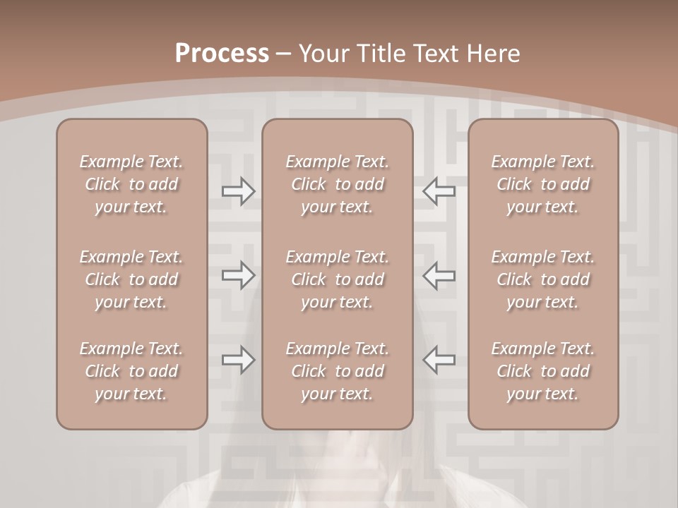 A Woman With A Finger In Her Mouth PowerPoint Template