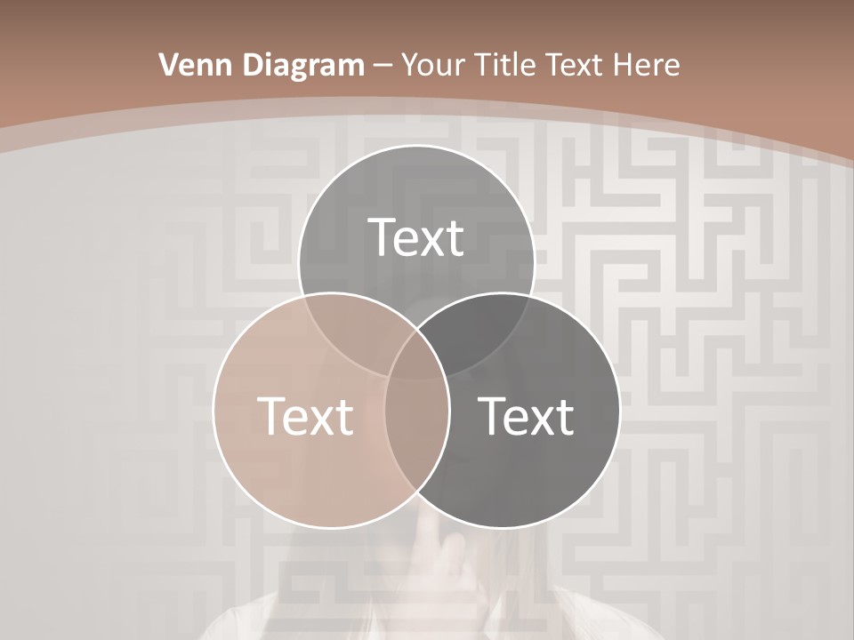 A Woman With A Finger In Her Mouth PowerPoint Template
