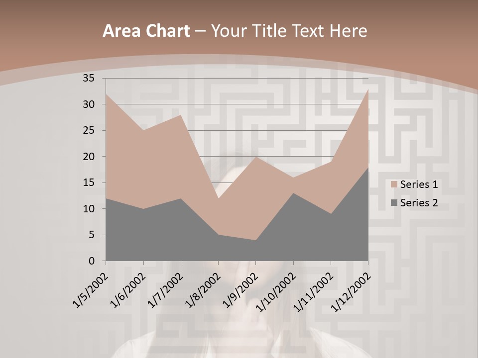 A Woman With A Finger In Her Mouth PowerPoint Template