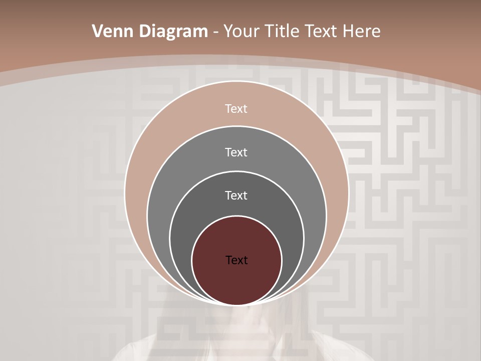 A Woman With A Finger In Her Mouth PowerPoint Template