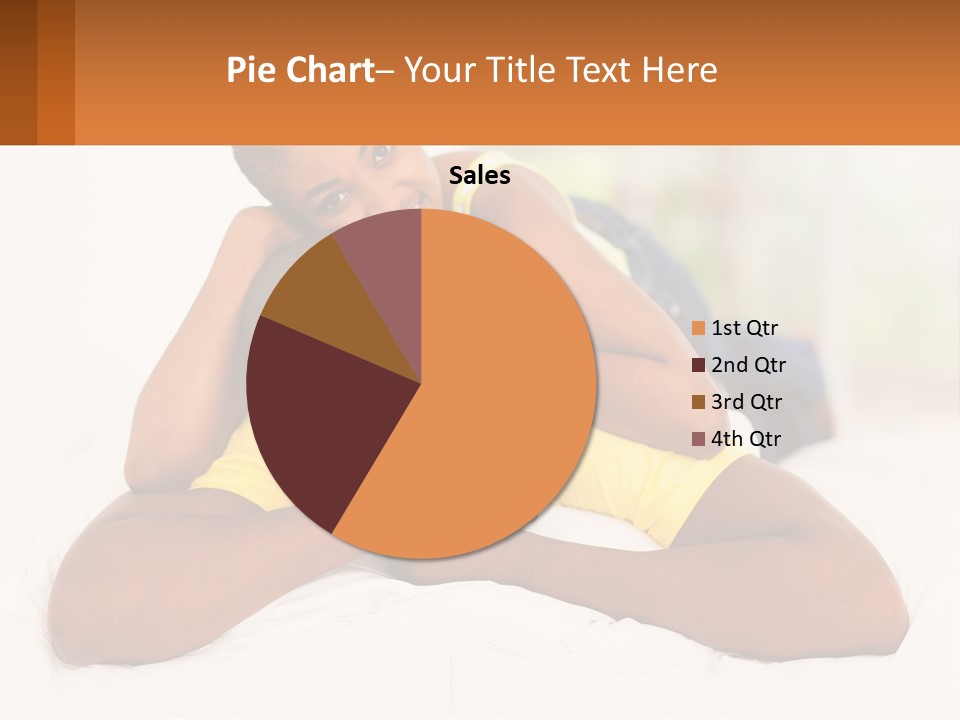 A Man And A Woman Laying On A Bed Together PowerPoint Template