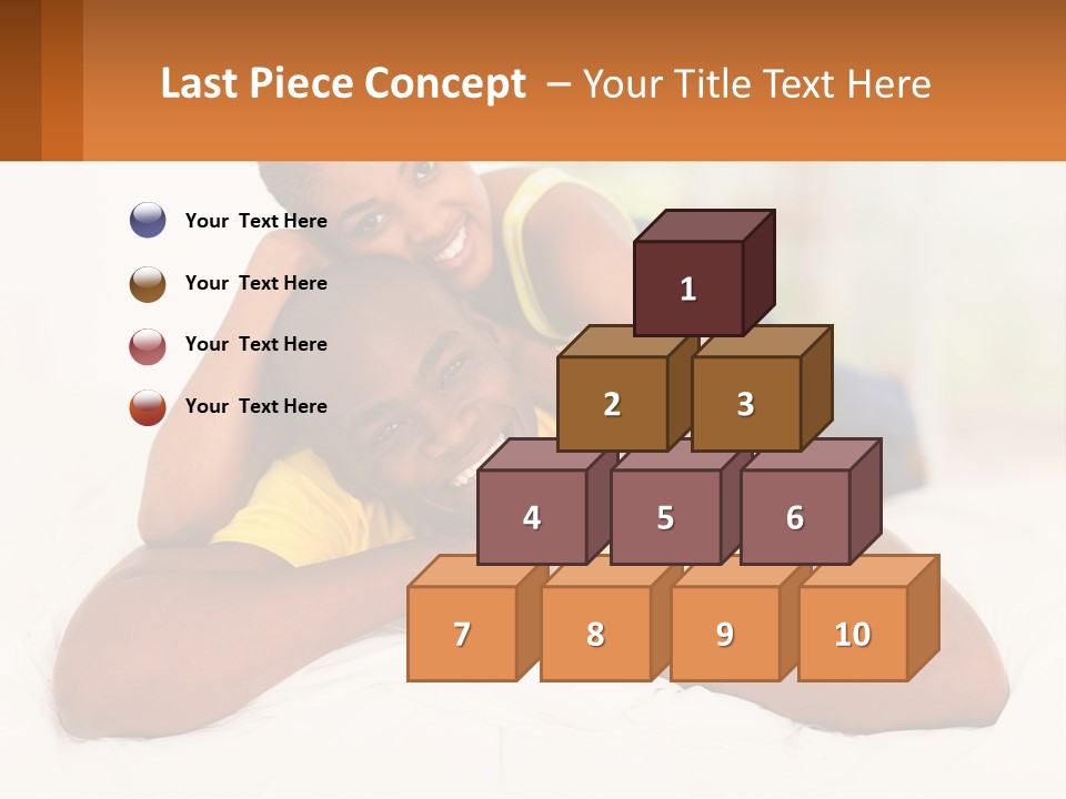 A Man And A Woman Laying On A Bed Together PowerPoint Template