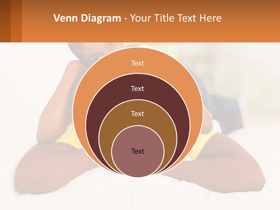 A Man And A Woman Laying On A Bed Together PowerPoint Template