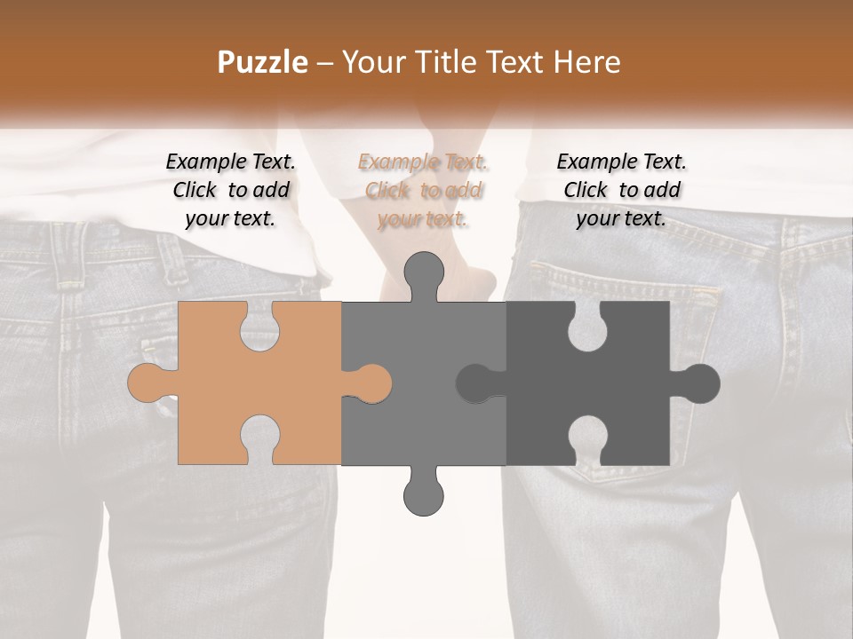 Two People Holding Hands With A White Background PowerPoint Template