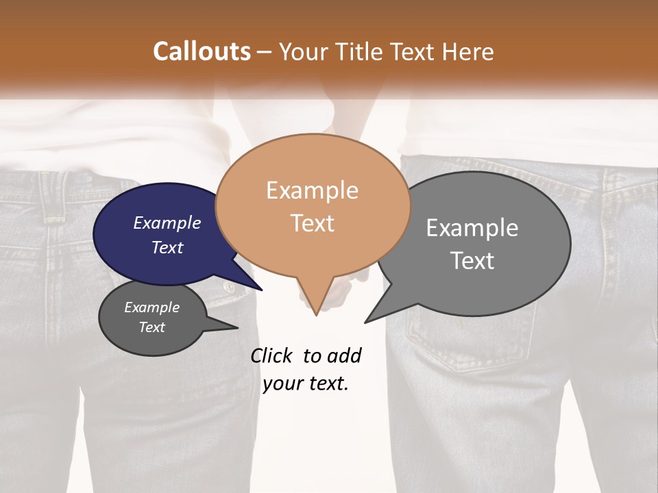 Two People Holding Hands With A White Background PowerPoint Template
