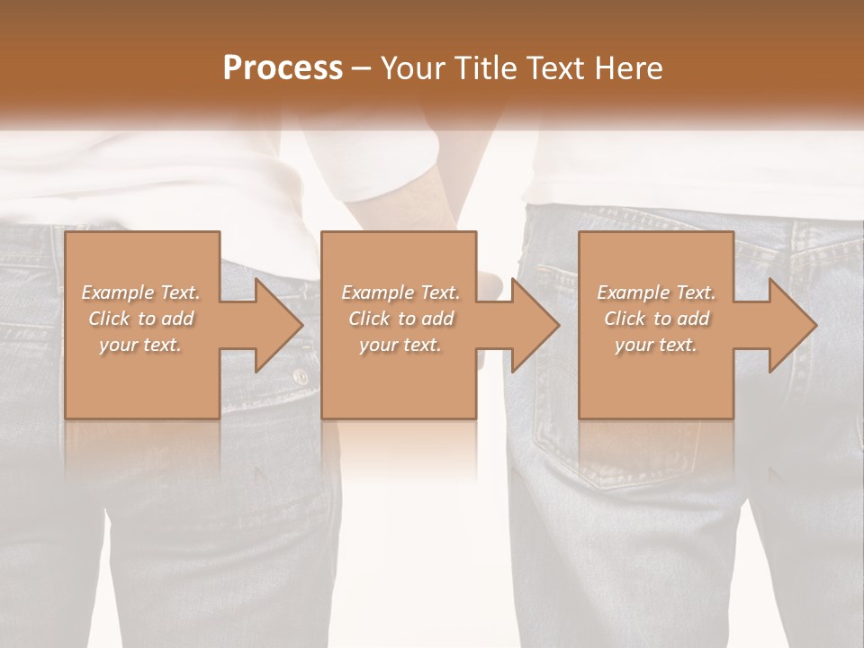 Two People Holding Hands With A White Background PowerPoint Template