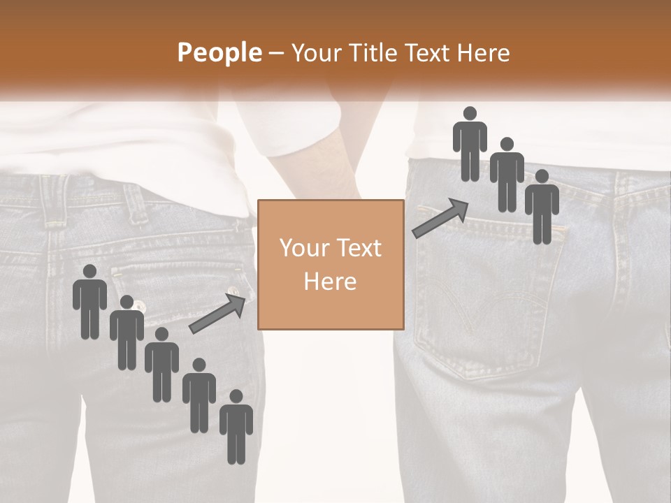 Two People Holding Hands With A White Background PowerPoint Template