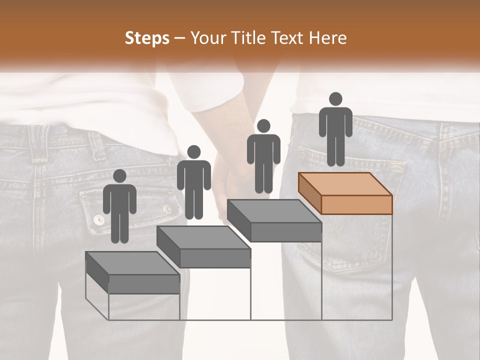 Two People Holding Hands With A White Background PowerPoint Template
