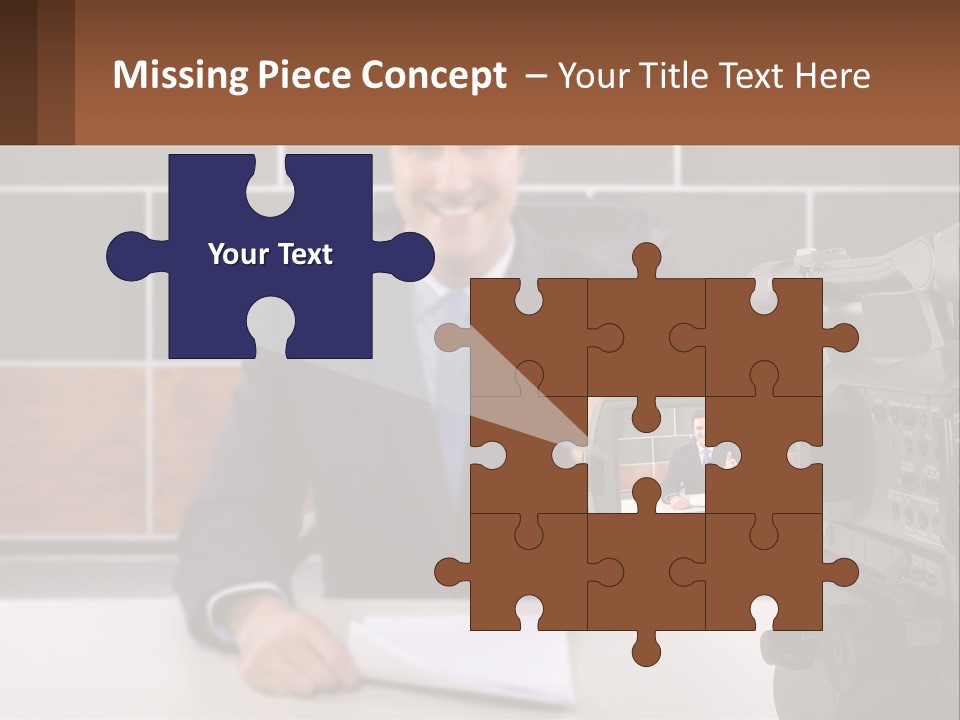 A Man Giving A Thumbs Up In Front Of A Camera PowerPoint Template