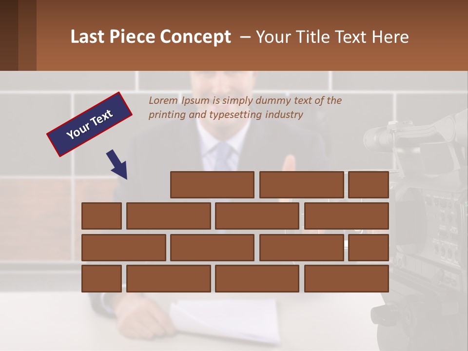 A Man Giving A Thumbs Up In Front Of A Camera PowerPoint Template