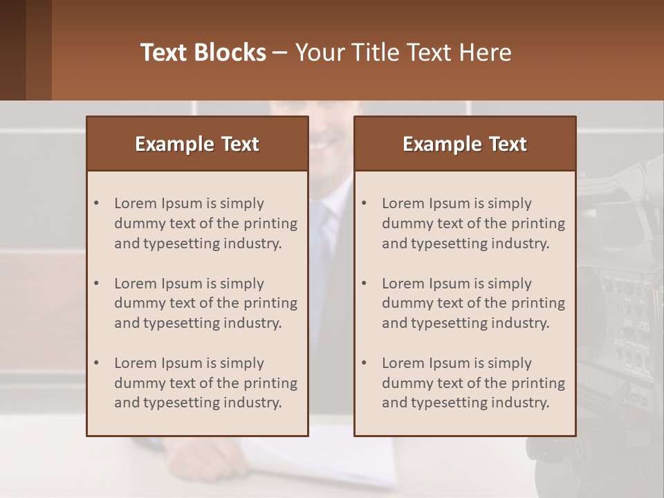 A Man Giving A Thumbs Up In Front Of A Camera PowerPoint Template