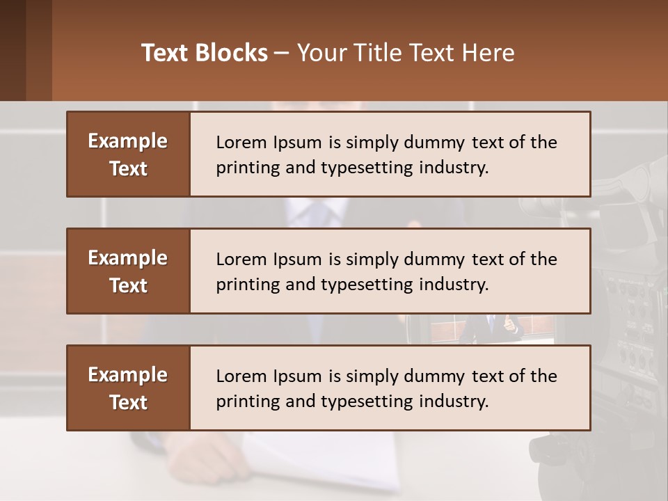 A Man Giving A Thumbs Up In Front Of A Camera PowerPoint Template