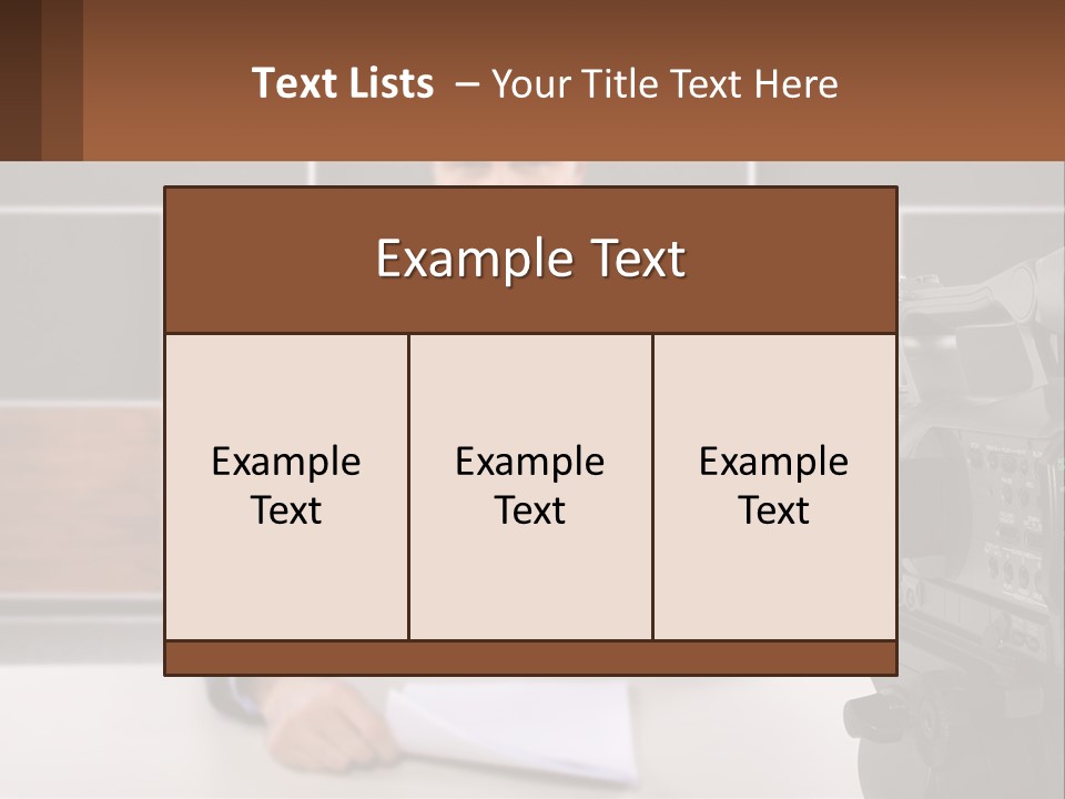 A Man Giving A Thumbs Up In Front Of A Camera PowerPoint Template