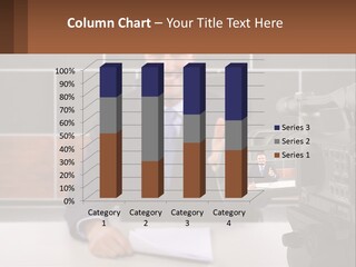 A Man Giving A Thumbs Up In Front Of A Camera PowerPoint Template