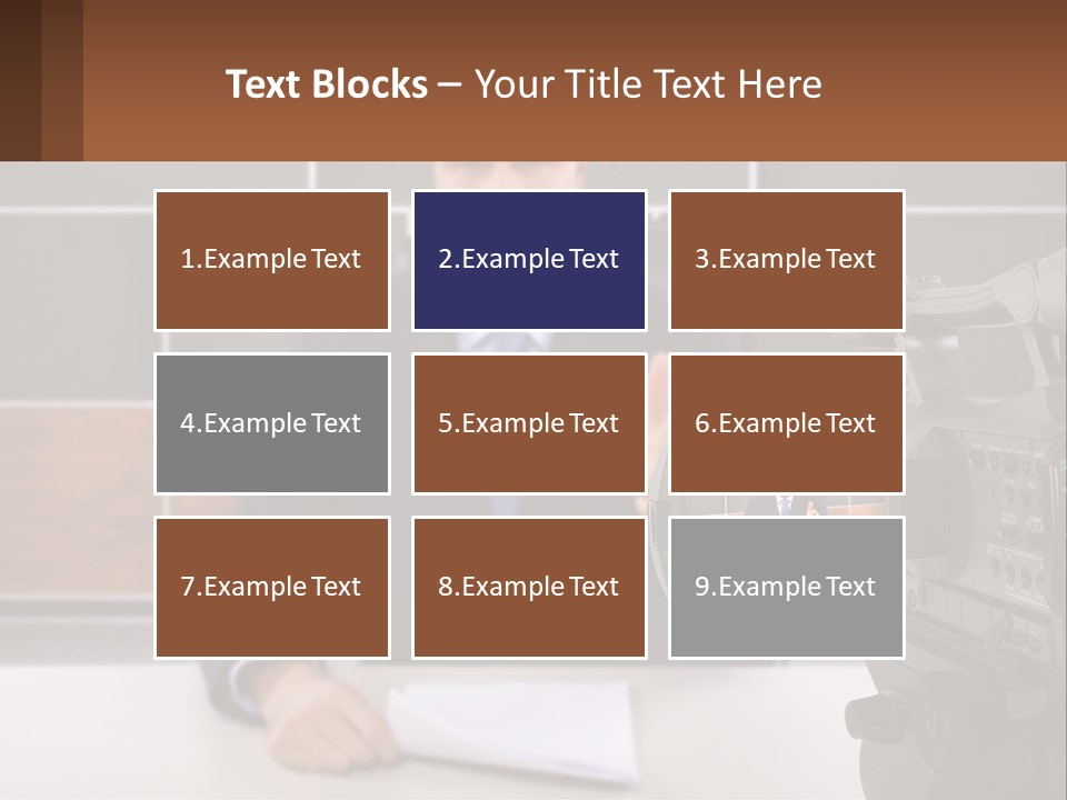 A Man Giving A Thumbs Up In Front Of A Camera PowerPoint Template