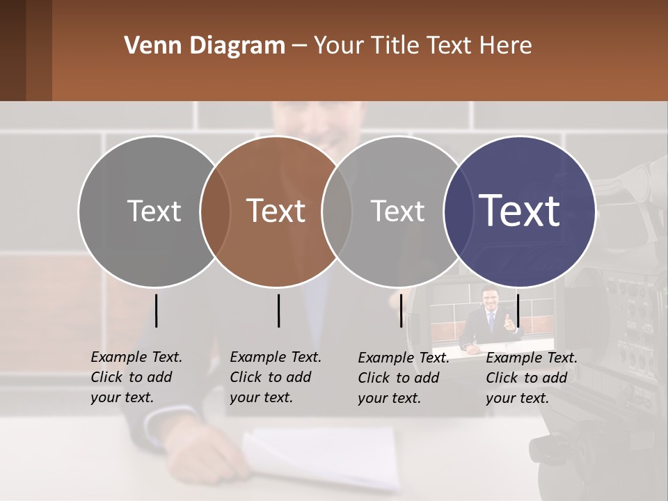 A Man Giving A Thumbs Up In Front Of A Camera PowerPoint Template