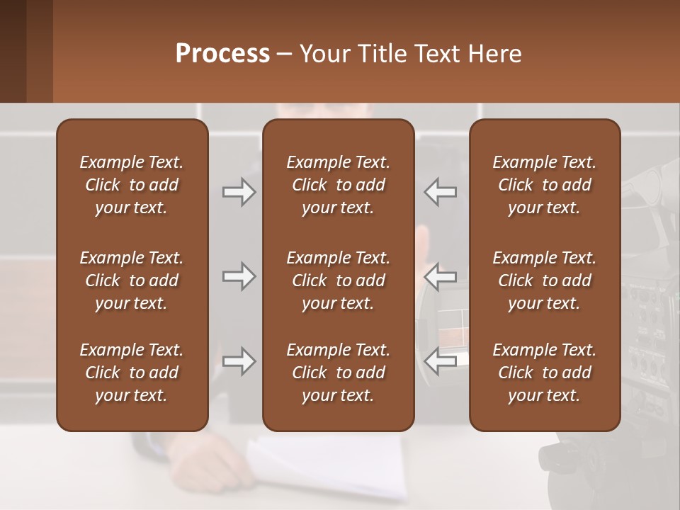 A Man Giving A Thumbs Up In Front Of A Camera PowerPoint Template