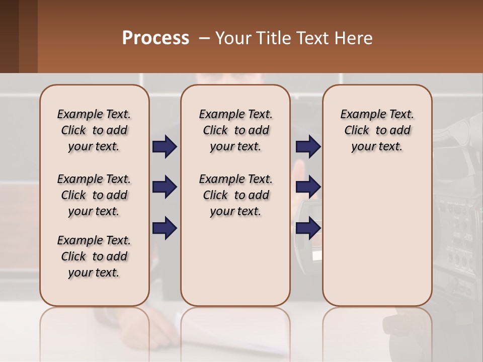 A Man Giving A Thumbs Up In Front Of A Camera PowerPoint Template