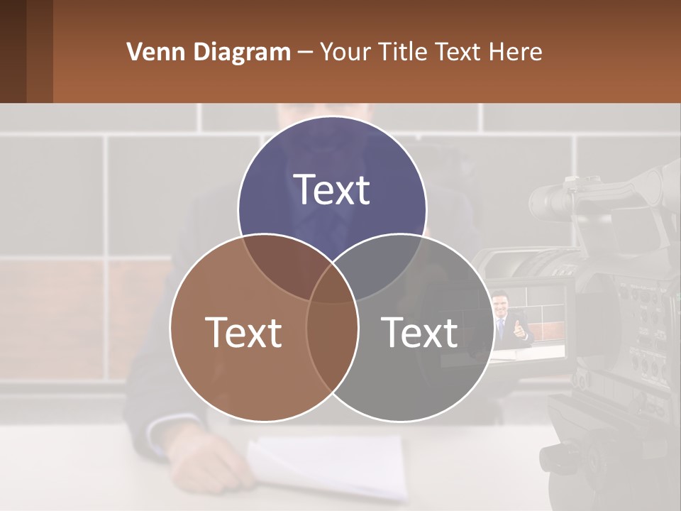 A Man Giving A Thumbs Up In Front Of A Camera PowerPoint Template