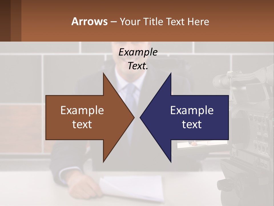 A Man Giving A Thumbs Up In Front Of A Camera PowerPoint Template