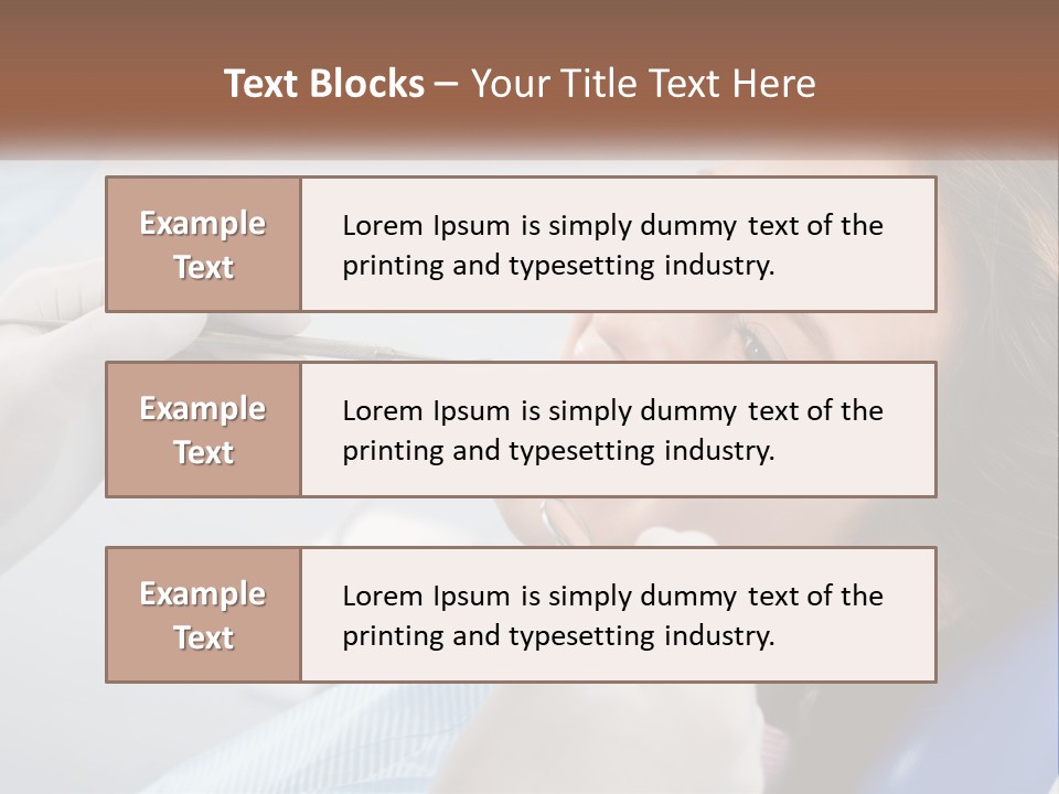 A Woman Is Smiling As She Gets Her Teeth Checked PowerPoint Template