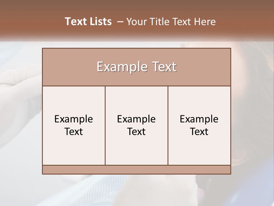 A Woman Is Smiling As She Gets Her Teeth Checked PowerPoint Template