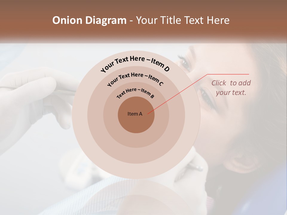 A Woman Is Smiling As She Gets Her Teeth Checked PowerPoint Template