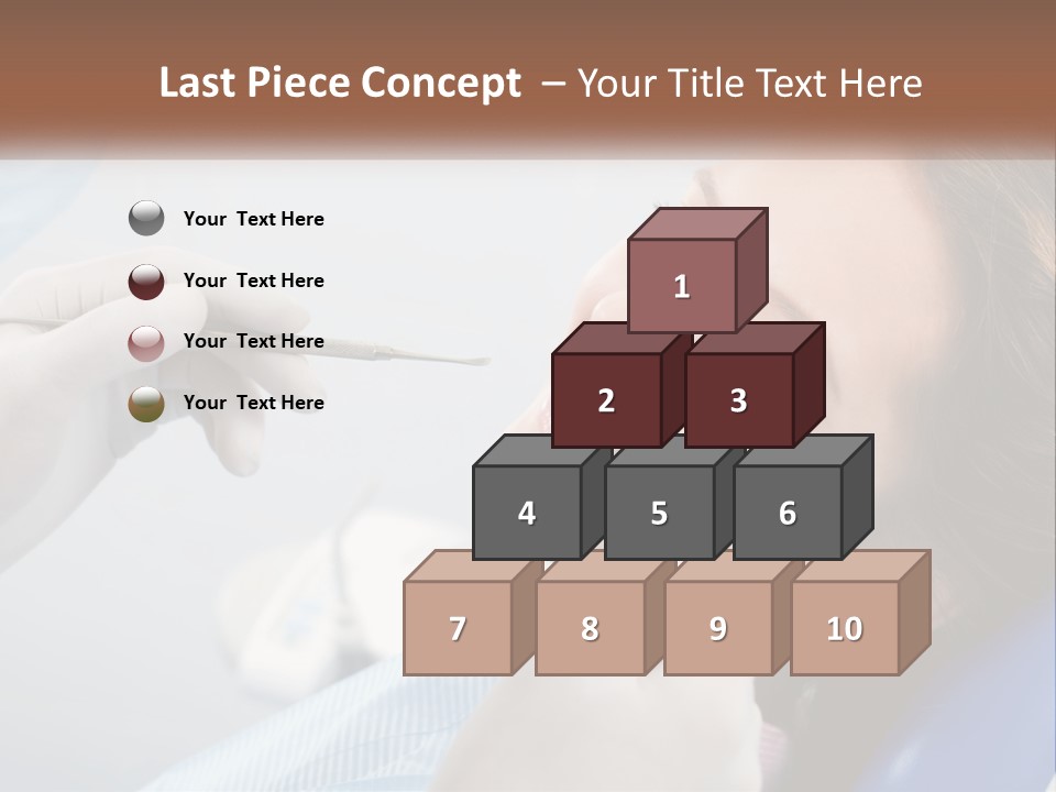 A Woman Is Smiling As She Gets Her Teeth Checked PowerPoint Template