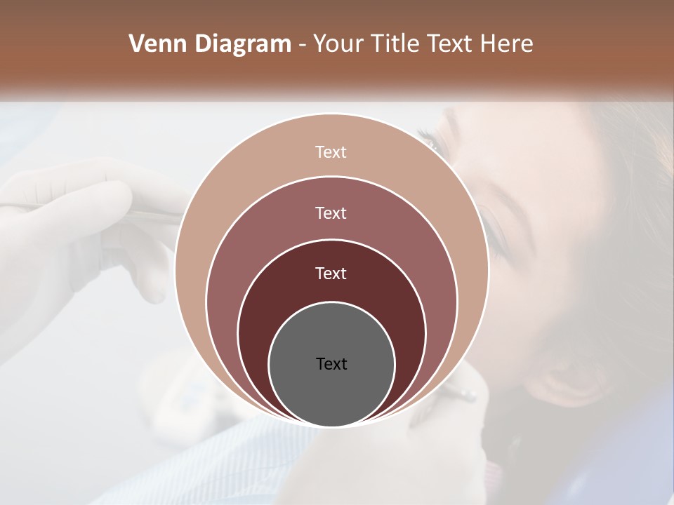 A Woman Is Smiling As She Gets Her Teeth Checked PowerPoint Template
