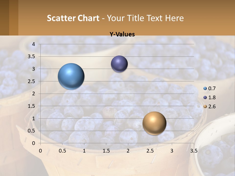 A Bunch Of Baskets Filled With Lots Of Blueberries PowerPoint Template