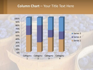 A Bunch Of Baskets Filled With Lots Of Blueberries PowerPoint Template